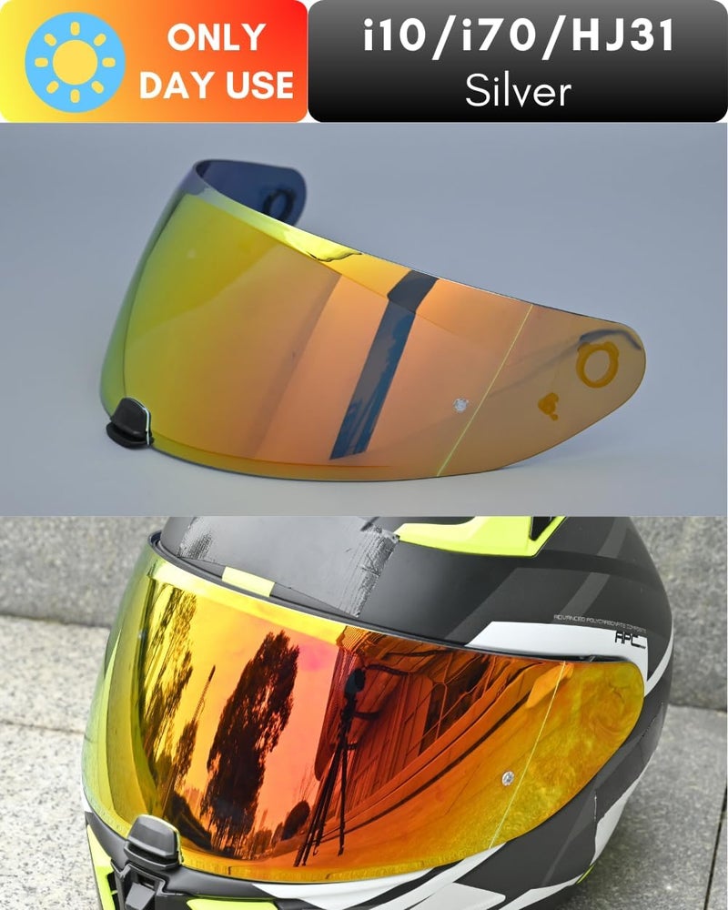 Logto Replacement Motorcycle Helmet Shield for I10 I70 HJ-31 Helmet Visor Shield Anti-Scratch Wearproof Windproof Universal Helmet Accessories - Image 4